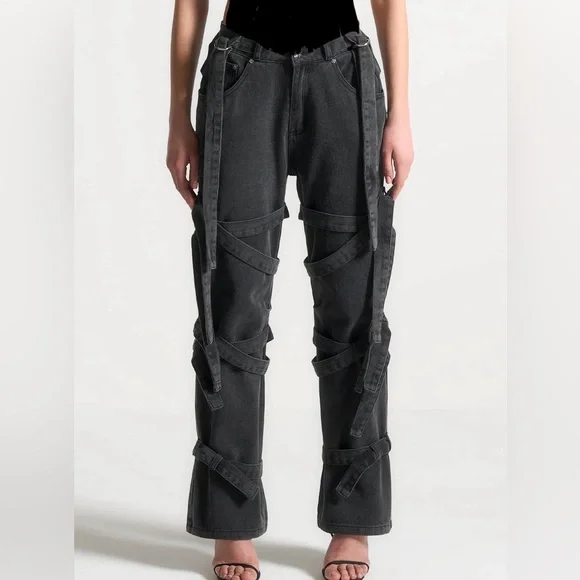 Maniere de Voir strap jeans - Picture 2 of 5